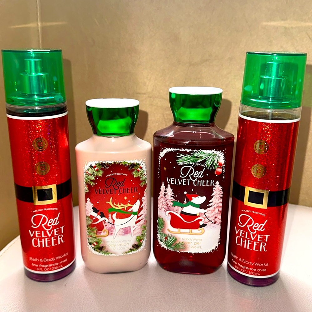 Red velvet cheer bundle